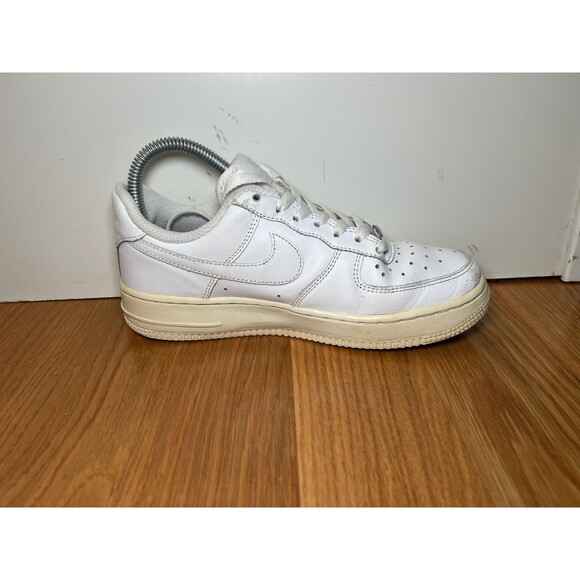 Nike Air Force 1 Low Shoes Womens Size 6.5 White 315115-112 Classic Leather - Picture 5 of 10